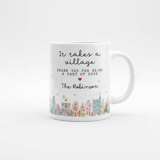 It Takes a Village Personalised Mug