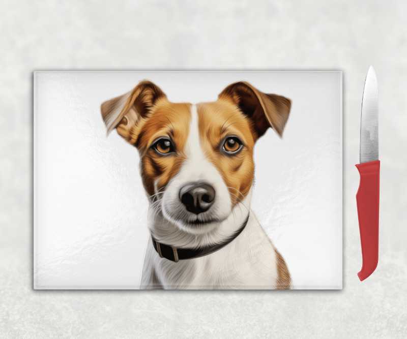 Jack Russell Dog Chopping Board