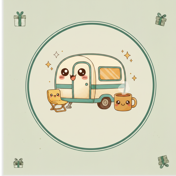 Kawaii Caravanning Tile