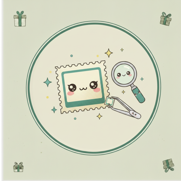 Kawaii Stamp Collecting Tile v2