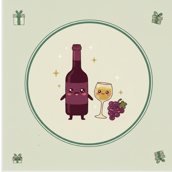 Kawaii Wine Tile