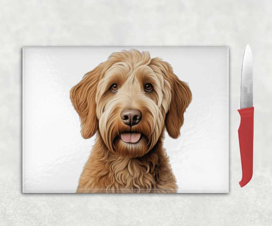 Labradoodle Dog Chopping Board