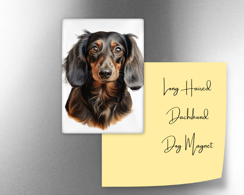 Dachshund Long Hair Dog Magnet