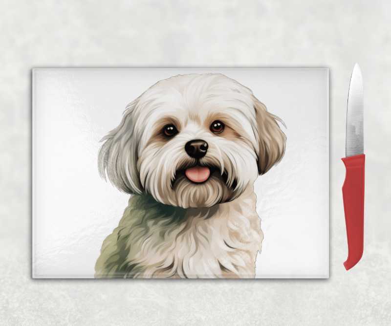Maltese Dog Chopping Board