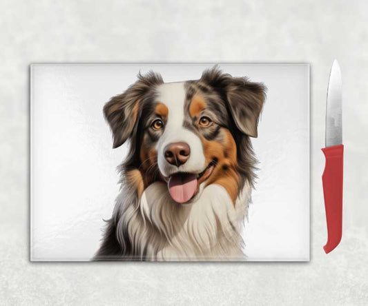 Miniature American Shepherd Dog Chopping Board