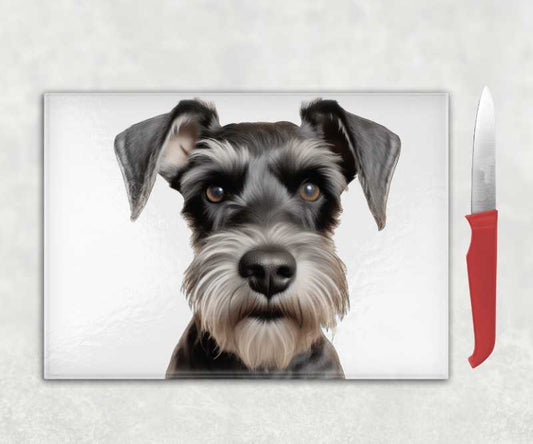 Miniature Schnauzer Dog Chopping Board