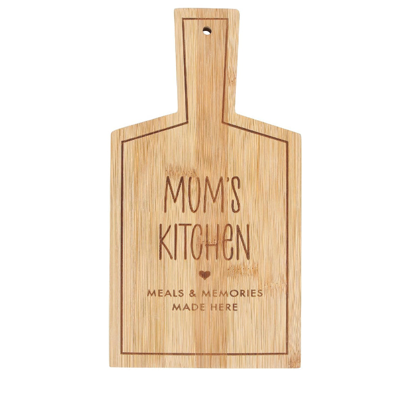 Mum's Kitchen Meals & Memories Made Here Bamboo Serving Board
