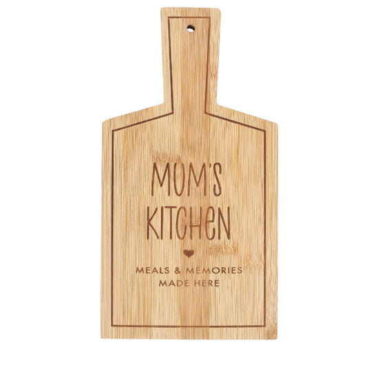 Mum's Kitchen Meals & Memories Made Here Bamboo Serving Board