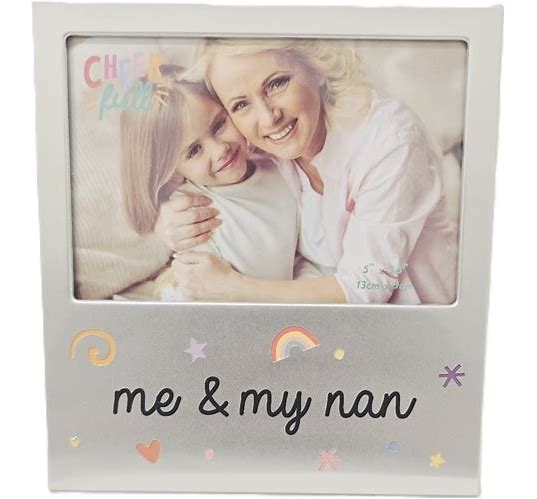 Me & My Nan Photo Frame – Silver Glass Picture Frame