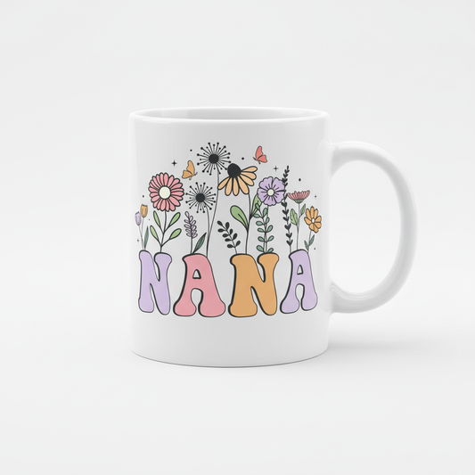 Nana Floral Mug