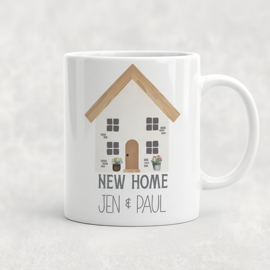 Personalised New Home Mug – Custom Names Housewarming Gift