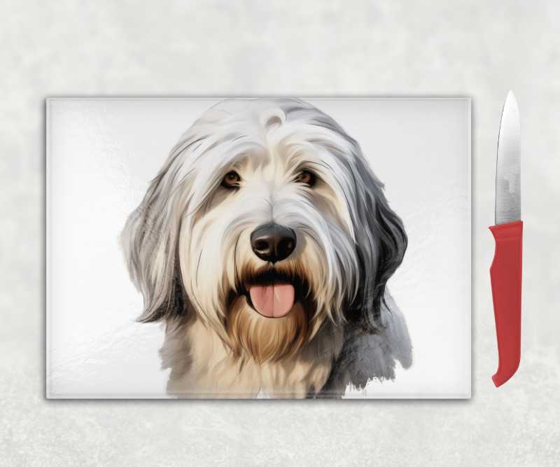 Old English Sheepdog Dog Chopping Board