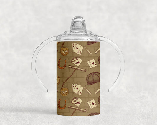 Adult Sippy Cup — Vintage Gangster