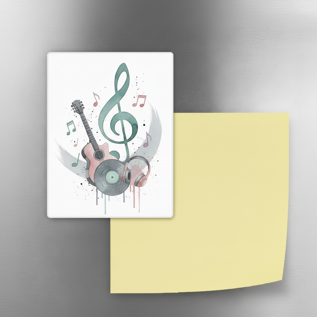 Music Lover Magnet - Pink