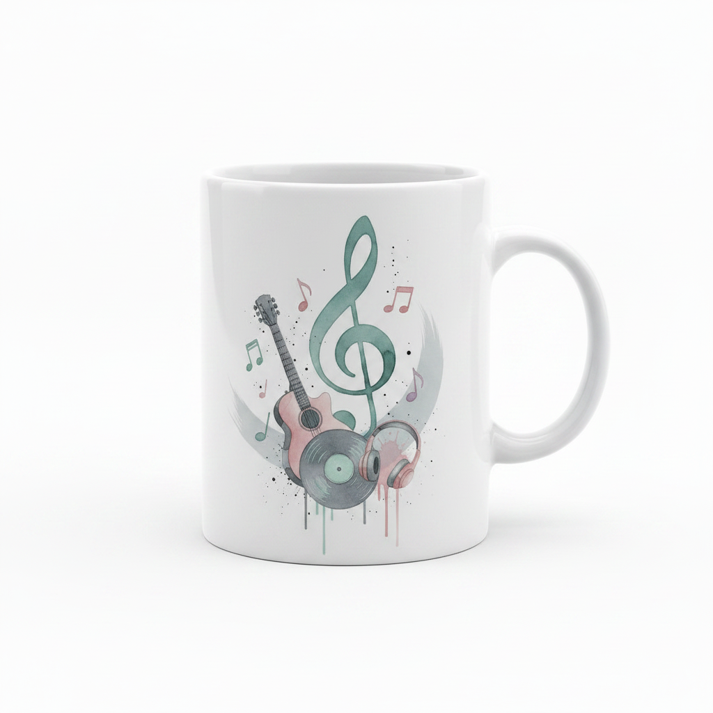 Music Lover Mug - Pink