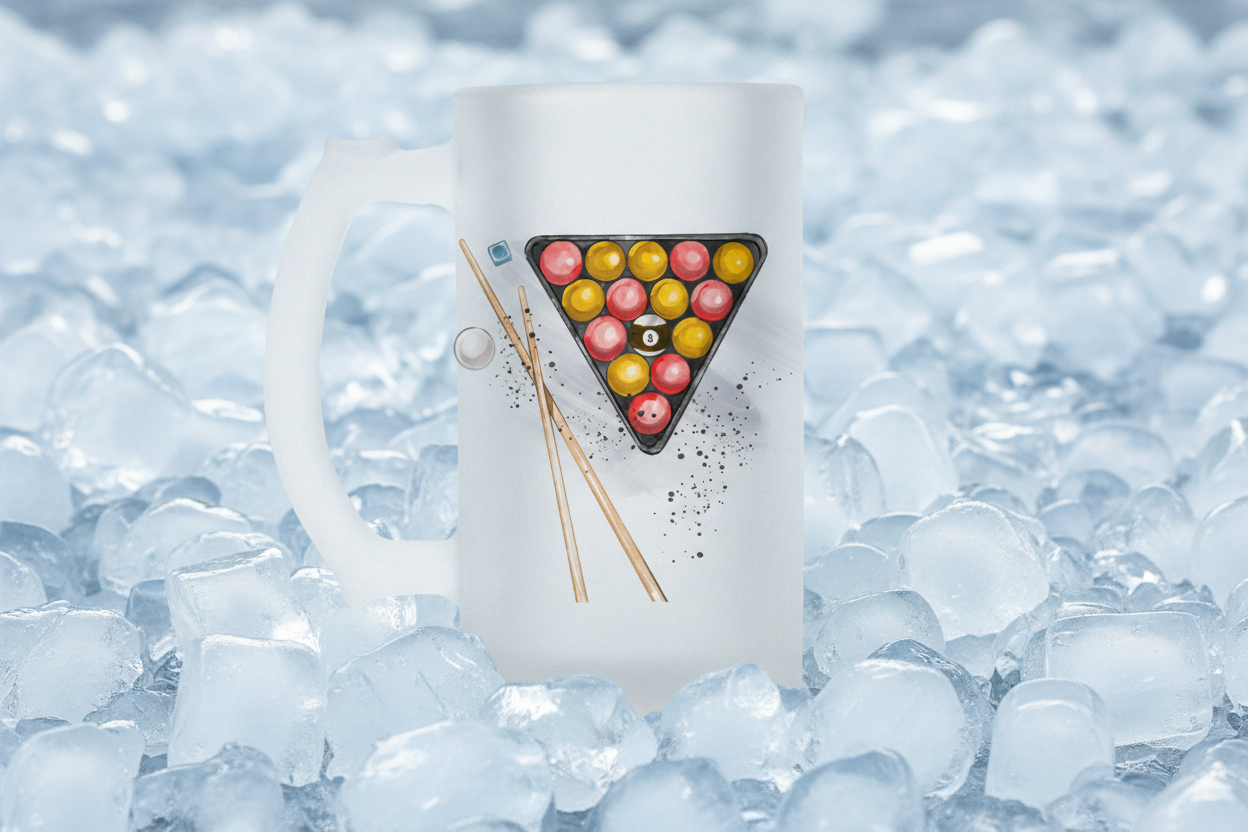 Pool Frosted Beer Tankard