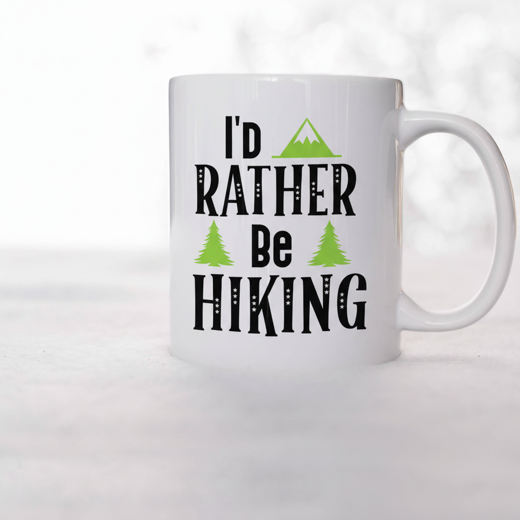 I'd Rather Be Hiking Mug