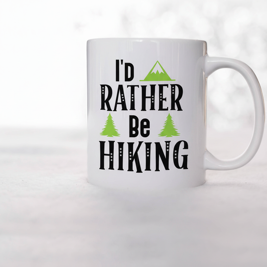 I'd Rather Be Hiking Mug