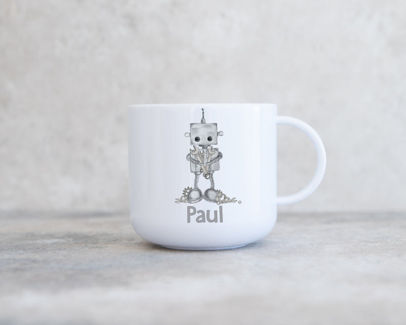 Personalised Robot Polymer Mug