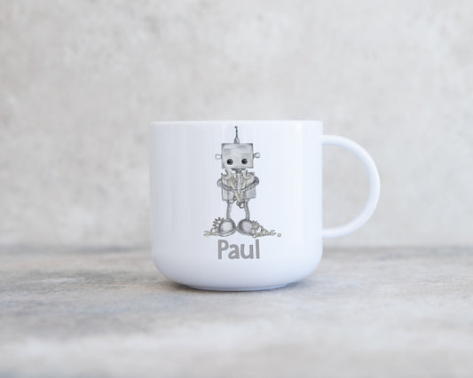 Personalised Robot Polymer Mug