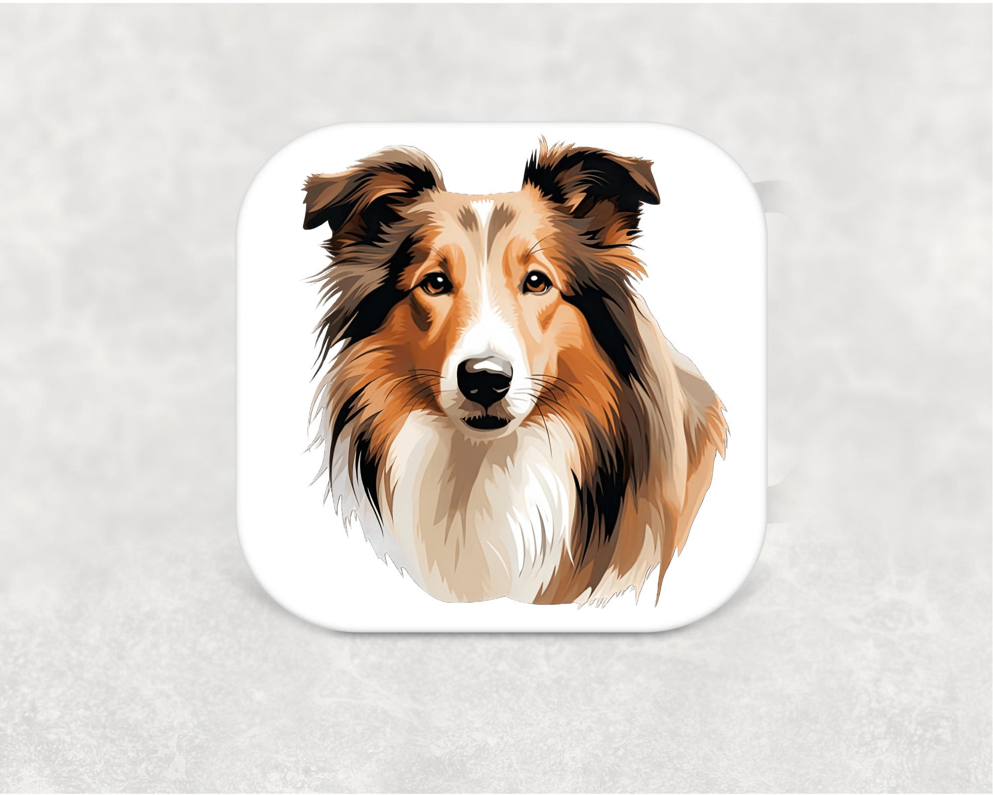 Rough Collie Coaster