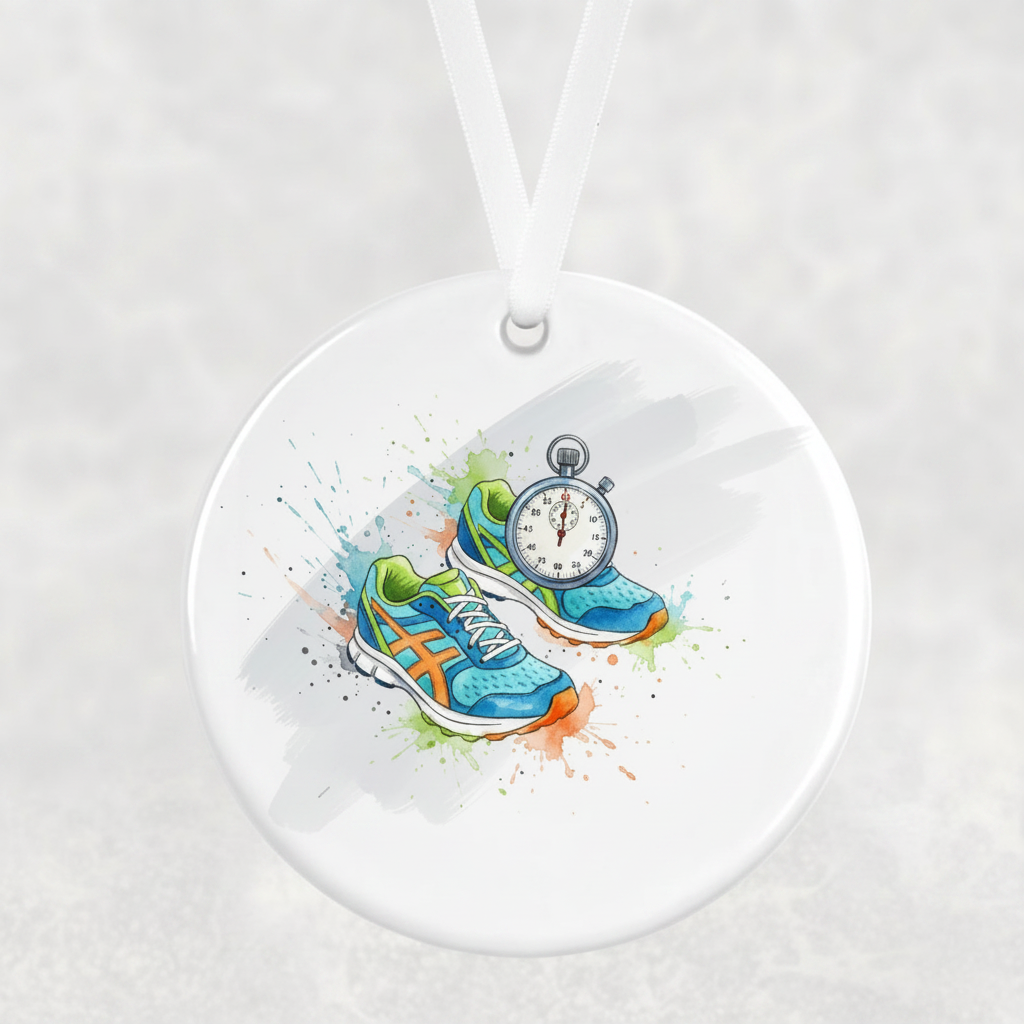 Running Hanging Ornament