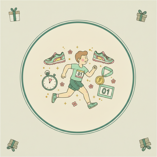 Running Track Gift Tile