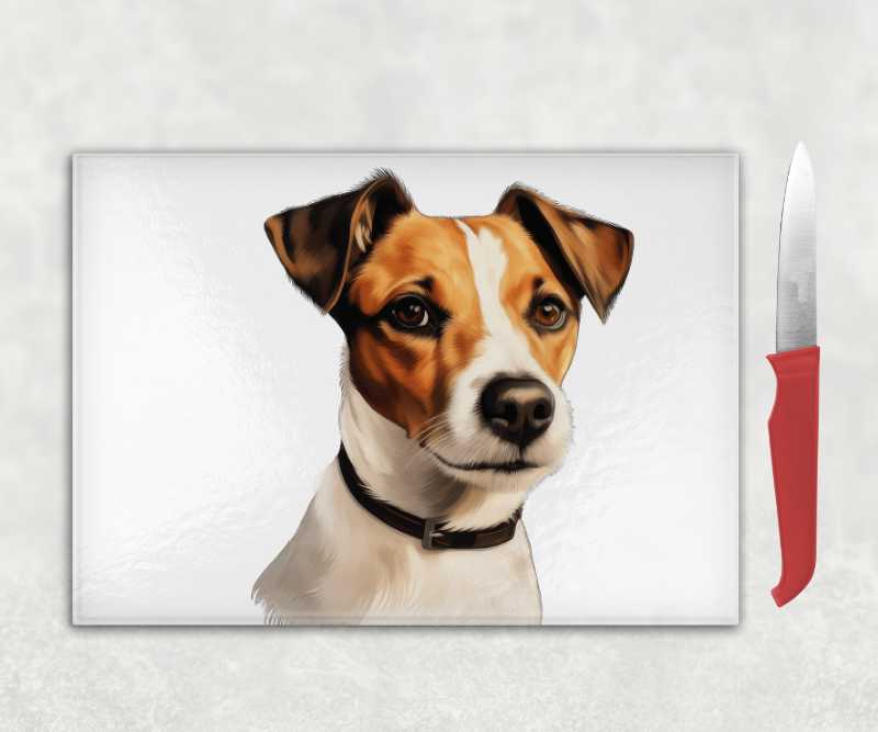 Russell Terrier Dog Chopping Board