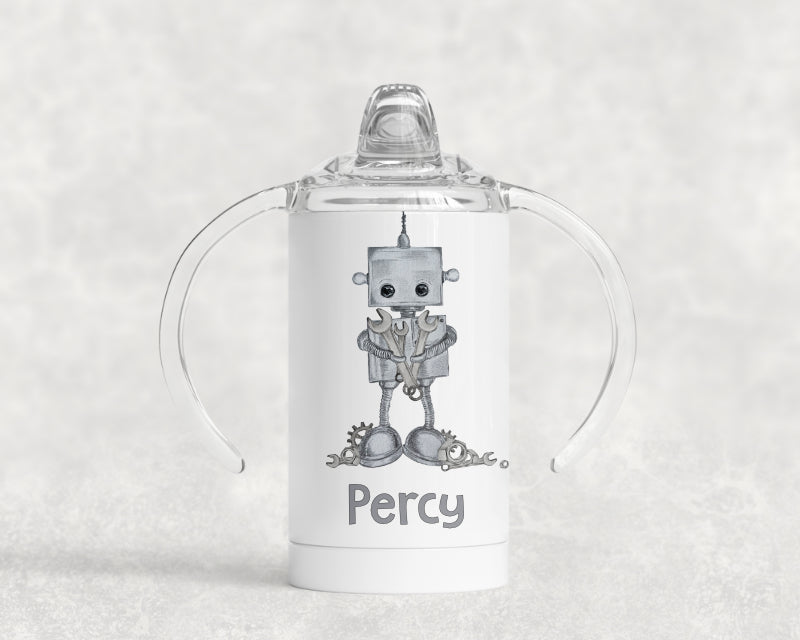 Personalised Robot Sippy Cup