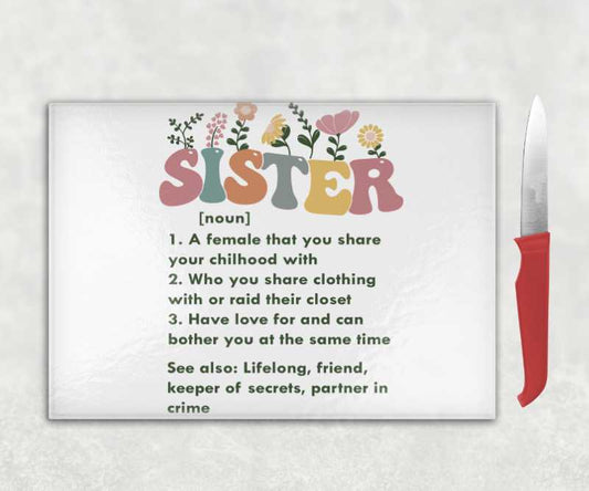 Sister Chopping Board