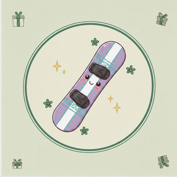 Snowboard Green/Lilac