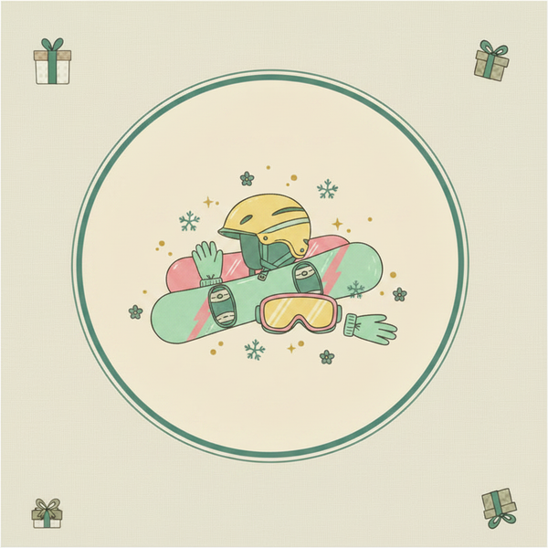 Snowboarding Tile