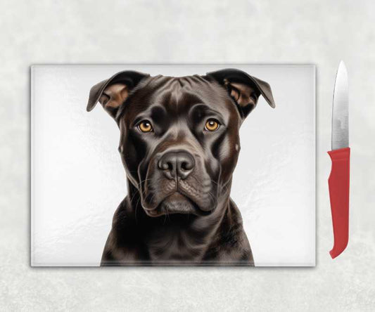 Staffordshire Bull Terrier Dog Chopping Board