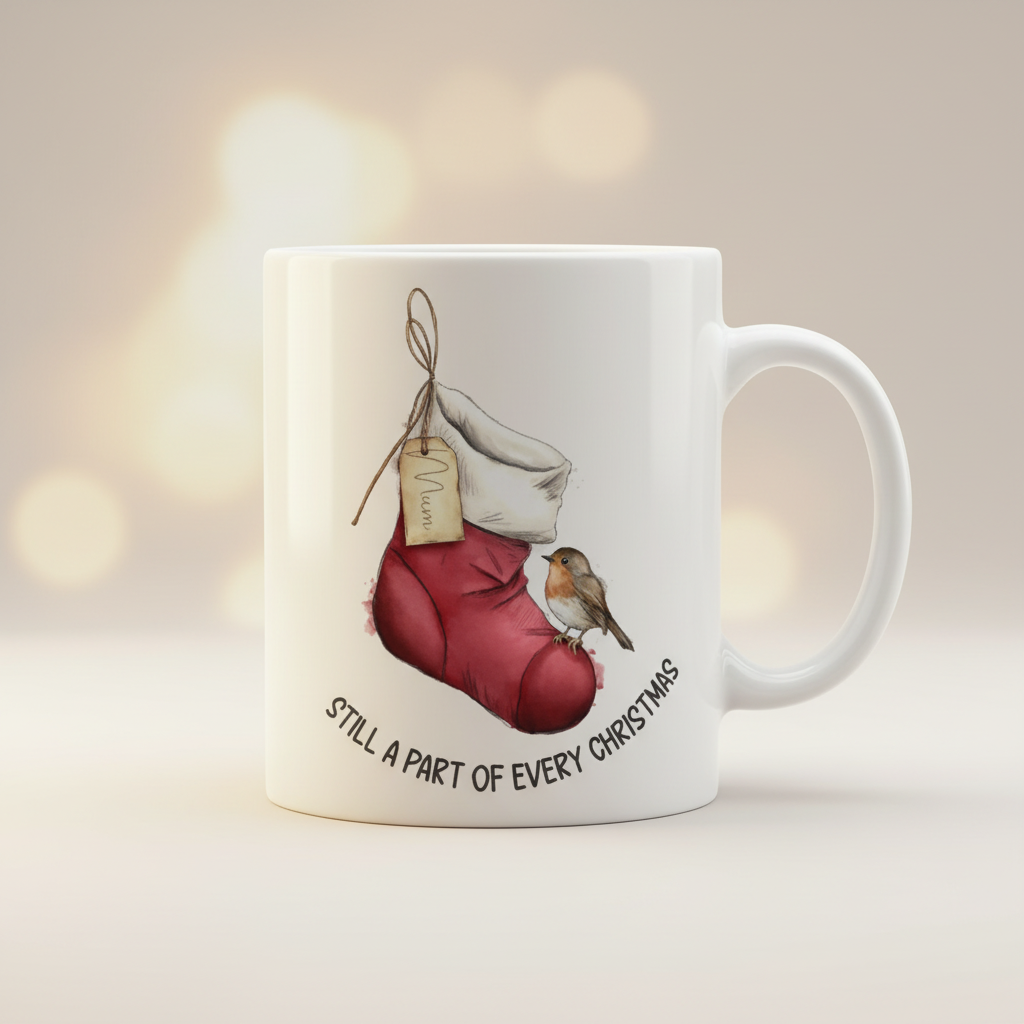 Personalised Still a Part of Every Christmas Christmas Memorial Mug