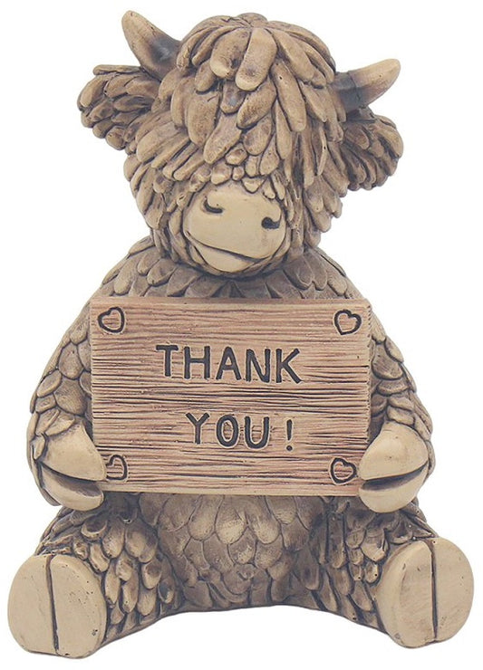 Hughie Highland Cow - Thank You