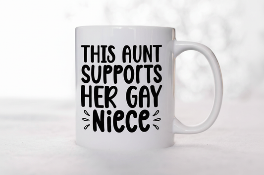 This Aunt Supports Her Gay Niece Mug