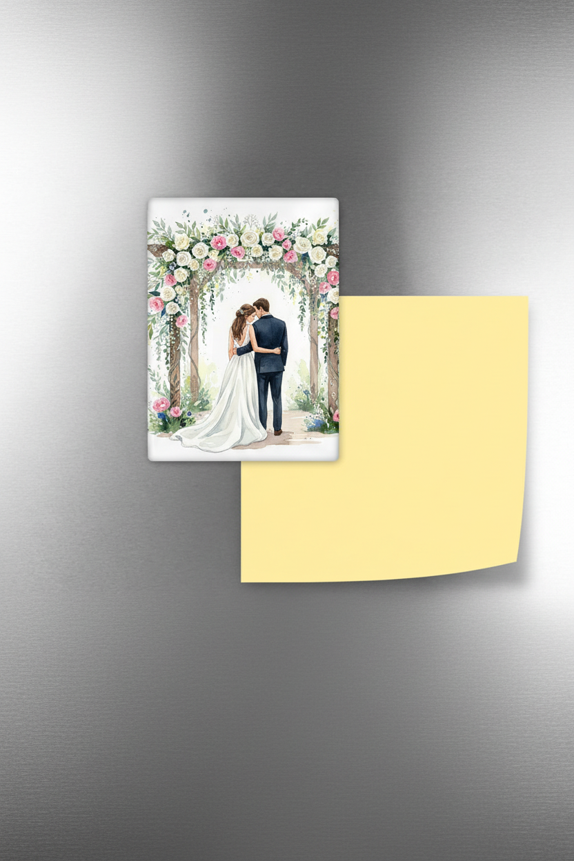 Wedding Gift Fridge Magnet