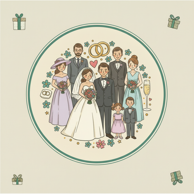 Wedding Party Tile