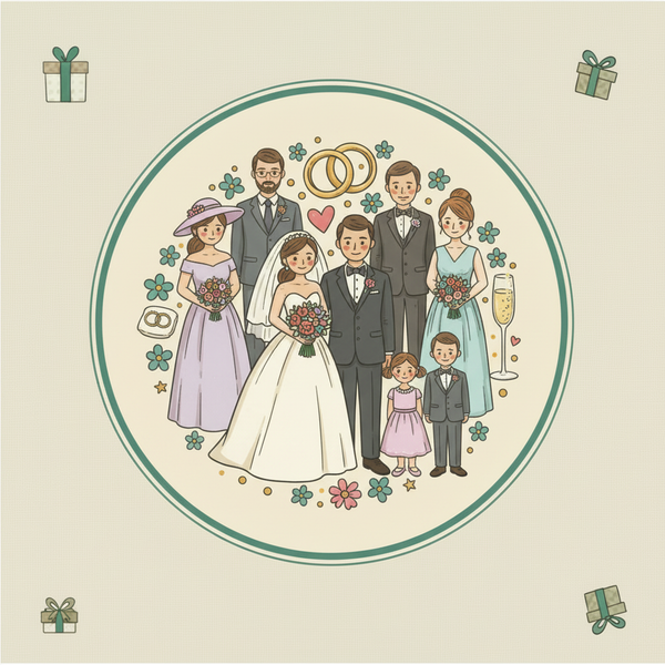 Wedding Party Tile