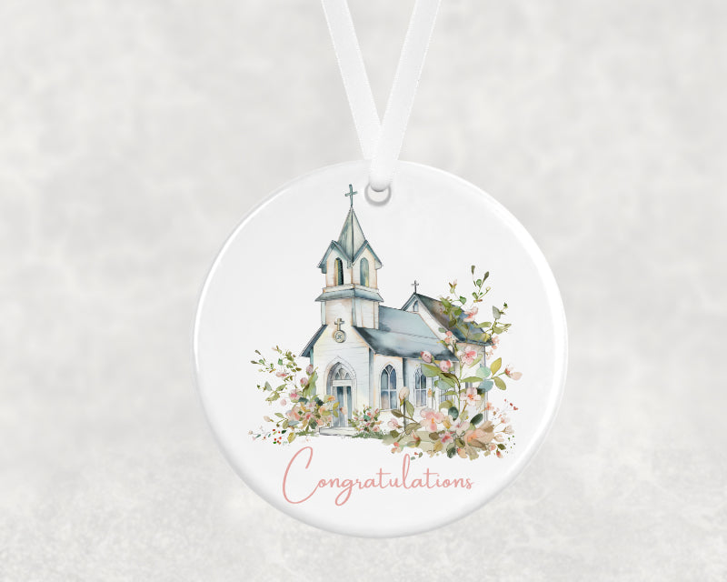 Wedding Church Hanging Ornament