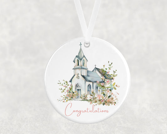 Wedding Church Hanging Ornament