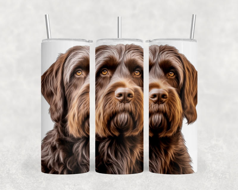 Wire Haired Pointing Griffon 20oz metal tumbler gift for dog dads – Pepper Place