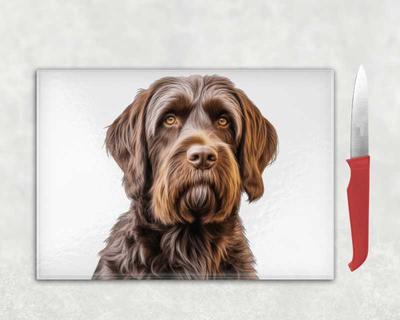 Wirehaired Pointing Griffon Dog Chopping Board