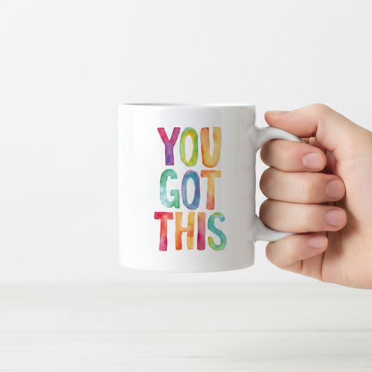 You Got This Mug - Kawaii Cartoon Encouragement Gift
